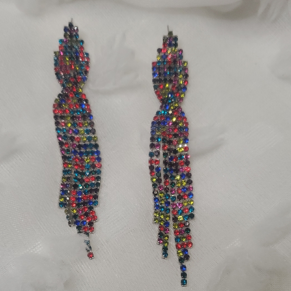 Vibrant Multicolor Dangle Earrings